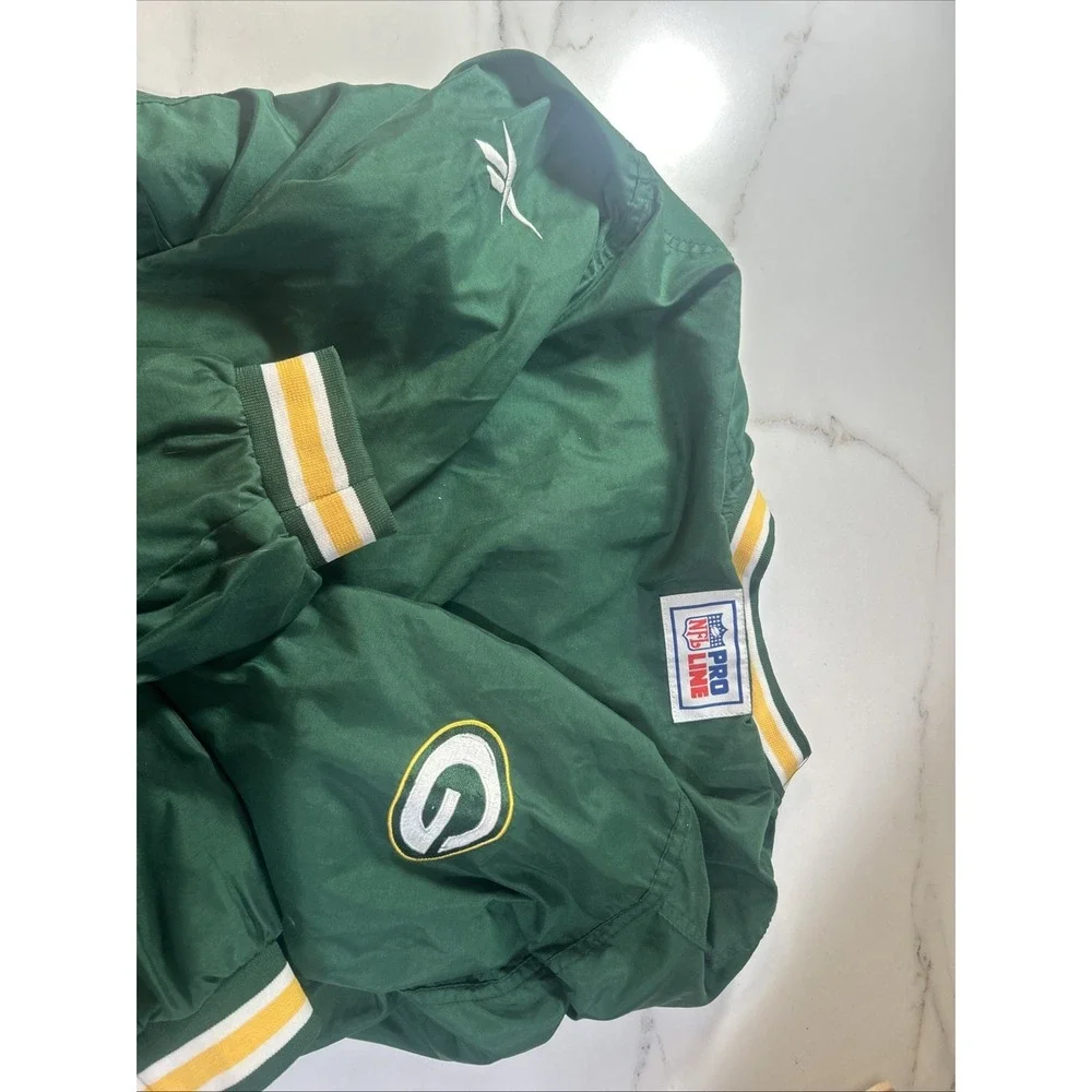 Champion Pro Line NFL‎ Green Bay Packers Pullover Vintage 90s Jacket Mens Size L